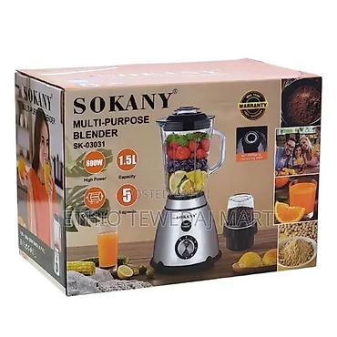 сму: Блендер SOKANY SK-03031 (Multi‑Purpose) - Мощность: 800 Вт - Объем — 2
