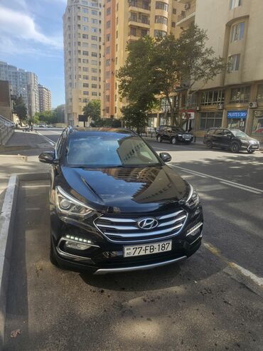 hyundai tucson baku: Hyundai Santa Fe: 2.2 л | 2016 г. Внедорожник