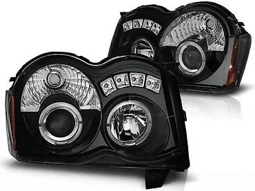 CRNI ANGEL EYES LED FAROVI JEEP GRAND CHEROKEE WK | Crni tuning