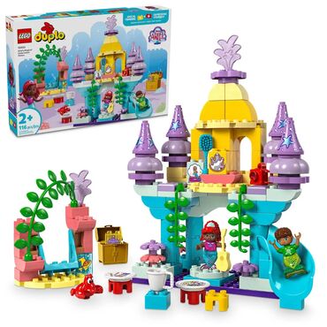 фигурки игрушки: Lego Duplo 10435 Волшебный подводный дворец Ариэль 🧜116 деталей 🟪