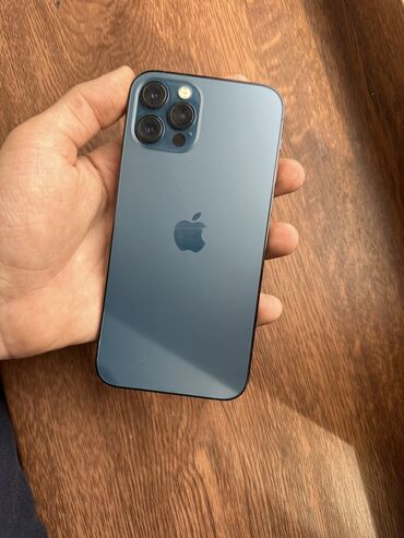 Apple iPhone: IPhone 12 Pro, 128 GB, Pacific Blue, Face ID