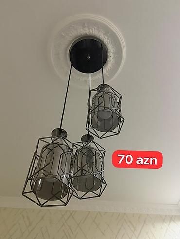 lusturlarin qiymeti: Çılçıraq, 3 lampa, Metal — 1