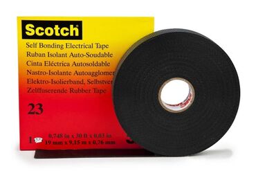 Digər tikinti materialları: 3M Scotch® 23 Black Self Amalgamating Tape 19mm x 9.15m