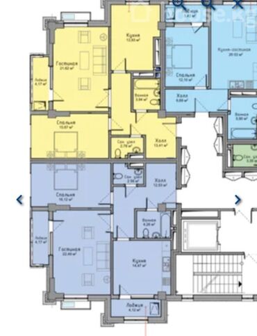 квартира авангард стиль: 2 комнаты, 80 м², Элитка, 2 этаж, ПСО (под самоотделку)