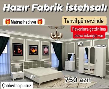 islenmis yataq destleri: Yataq otağı dəsti taxt dolab termo tumba Yep yeni 750 azn rəng seçimi — 1