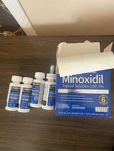 Gözəllik və sağlamlıq: Kirkland Signature Minoxidil 5% – kişilər üçün topikal saç çıxarma — 1