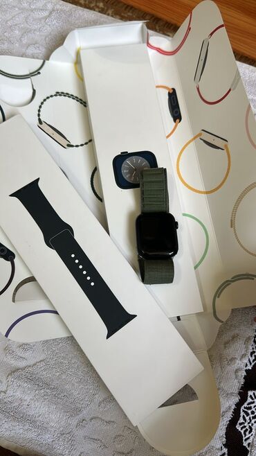 часы мужские спортивные: Apple Watch 8 45mm Почти новый АКБ 100