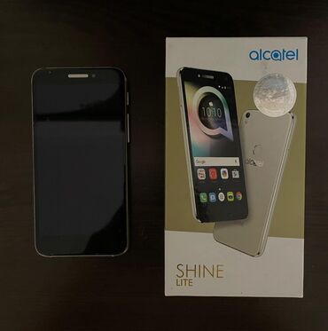 alcatel one touch 910: Alcatel Shine Lite, 16 GB, rəng - Qara, Barmaq izi, Sənədlərlə