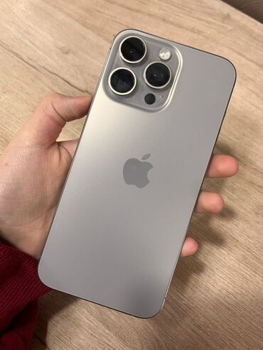 iphone 8 plus в рассрочку: IPhone 15 Pro Max, Колдонулган, 256 ГБ, Natural Titanium, 88 %