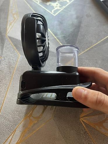 masin ucun mini kondisioner: USB-dən enerji alan, klipsli mini ventilyator və su dumanlandırıcı - — 1