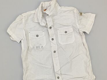 kurtka przejściowa chłopięca 116: Shirt 7 years, condition - Good, pattern - Monochromatic, color - White