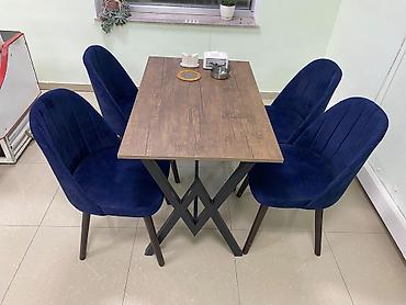parca şalvar: Masa dəsti satılır 190₼.4 oturcağı var.(iki dəst var). Ünvan — 1