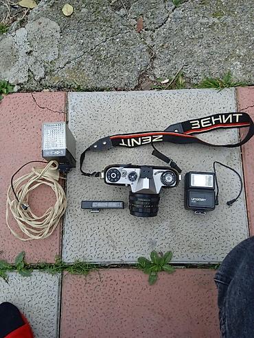 en ucuz kameralar: Zenit təllikli SLR fotoaparat komplekti – tam analoq set Komplektin — 1