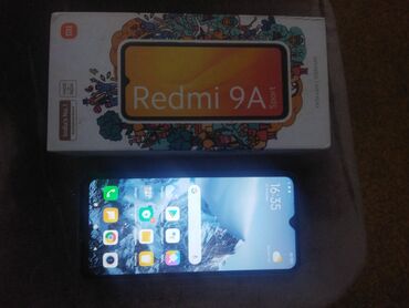 режим 9а: Redmi, Redmi 9A, Б/у, 32 ГБ, цвет - Голубой, 2 SIM