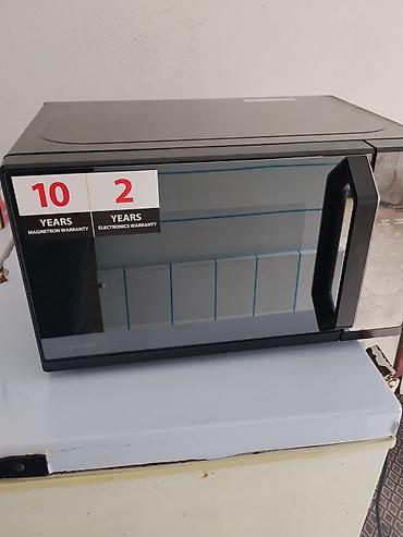 mətbəx sobası: Mikrodalğalı soba Toshiba, Ayrıca dayanan, Mikrodalğalar ilə, rəng - Qara, Yeni — 1