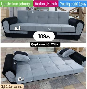 metbex divanları: Di̇van-kravat, Açılan, Ödənişli çatdırılma
