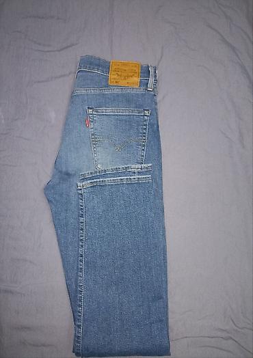 Джинсы: Мужские джинсы, LeviS, Б/у, цвет - Голубой, Самовывоз — 3