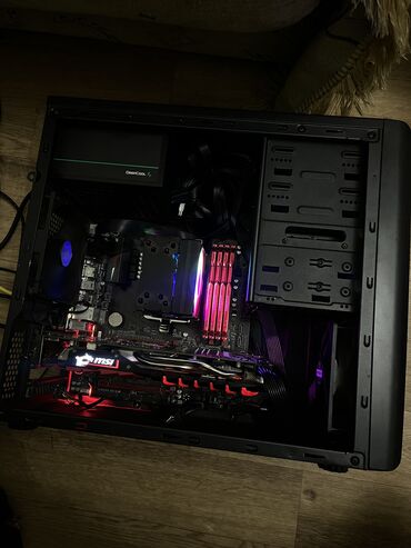 Настольные ПК и рабочие станции: Компьютер, ядер - 6, ОЗУ 16 ГБ, Для работы, учебы, AMD Ryzen 5, NVMe — 2