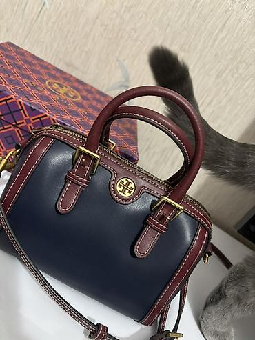 tory bruc: Tory Burch mini çanta - Material: hamar toxumalı dəridən korpus — 2