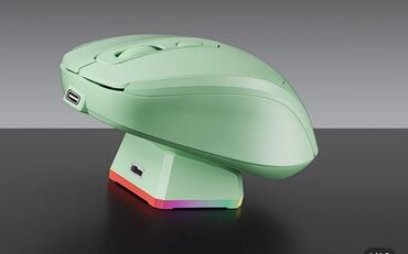 Компьютердик чычкандар: Беспроводная компьютерная мышь с RGB-подсветкой и магнитной