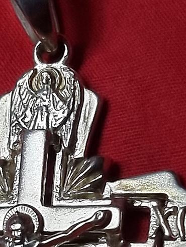 серебряный крест: СЕРЕБРЯНЫЙ Крестик православный нательный, подвеска. ОСВЕЩЕНЫЙ — 5