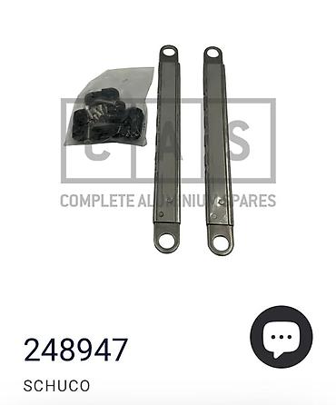 gum: SCHÜCO 248947 – ventilasiya məhdudlaşdırıcısı (pəncərə açılış — 1