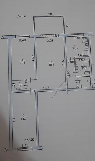 Продажа квартир: 3 комнаты, 74 м², 104 серия, 1 этаж, Евроремонт — 12