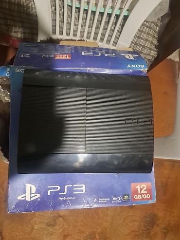 televizor ikinci el: Sony PlayStation 3 (PS3) Super Slim — 12 GB daxili yaddaşlı model — 2