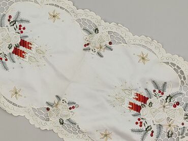 PL - Tablecloth 67 x 33, color - White, condition - Very good
