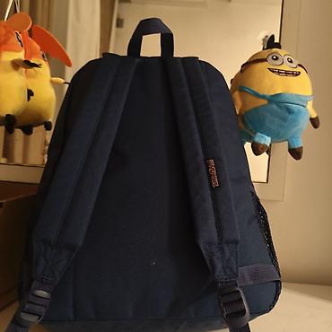 Сумкалар: Рюкзак JanSport, классическая модель в темно‑синем цвете. Абсолютно — 2