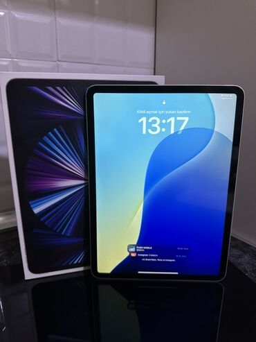 Apple iPad: Apple iPad Pro (gümüş rəng) – 11" seriyası Xüsusiyyətlər: - Premium — 7