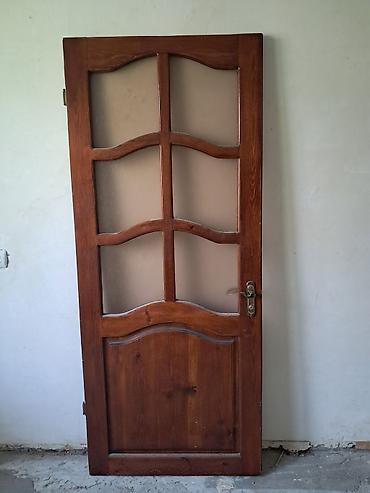 qapi: Taxta otaq qapıları dəsti - Material: tam ağac (təbii teksturalı — 6