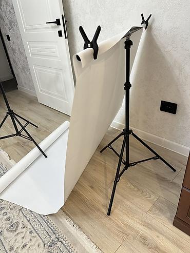свет для сьемки: Фотостудийный комплект для съёмки предметки/контента: - Фон: белое — 2
