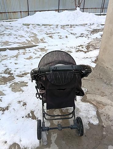 Коляски: Коляска, цвет - Черный, Б/у — 6