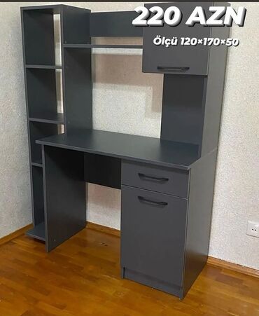 Uşaq masaları: Oğlan və qız üçün, Yeni, Siyirməli, Yazı masası, Stulsuz — 8