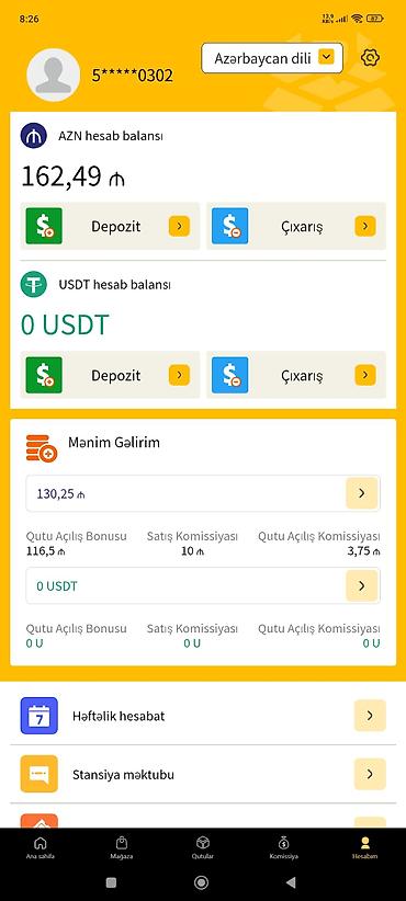 lohvələr: Any Unboxing – reklam izləmə ilə gəlir qazandıran mobil platforma — 3
