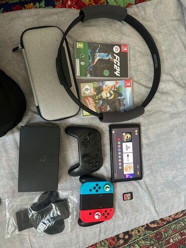 айфон х бу бишкек: Nintendo Switch Oled 64gb +128 sd есть игры fc 24 mario deluxe