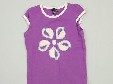 sukienka letnia w kwiaty midi: T-shirt, 4-5 years, 104-110 cm, condition - Very good