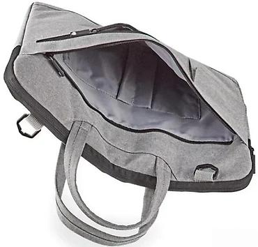 Futrole i torbe za laptopove: Torba za laptop – siva, poslovni stil - Dimenzije: pogodna za većinu — 2