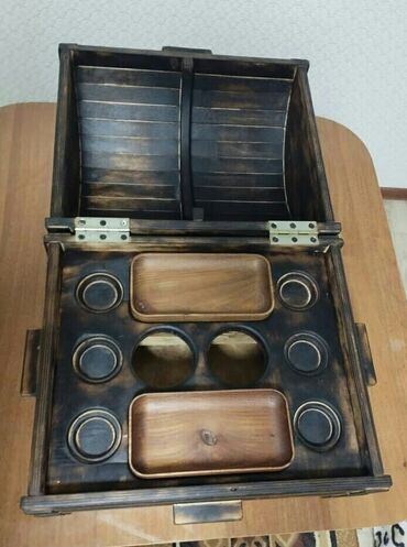 Сундуки: Мини бар - "Сундук пирата". Элегантно украсит ваш интерьер в стиле — 8