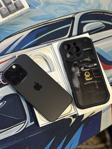 айфон 15 про макс в рассрочку бишкек: IPhone 16 Pro, Колдонулган, 256 ГБ, Black Titanium, Заряддоочу түзүлүш, Коргоочу айнек, Кабель, 95 %