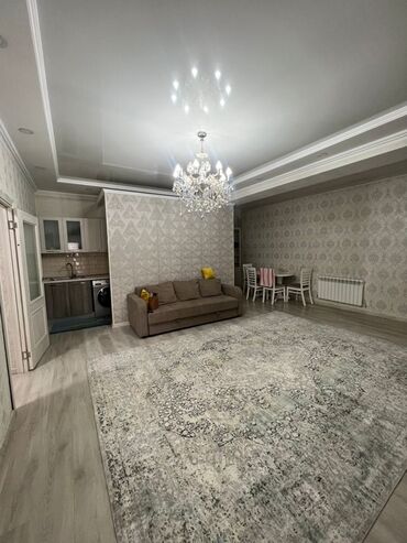 квартиры с ремонтом в рассрочку: 3 бөлмө, 110 кв. м, Элитка, 6 кабат, Евроремонт