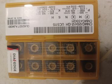 Digər alətlər: Torna və frezə üçün kəsici lövhəciklər (karbid insertlər) komplekti - — 26