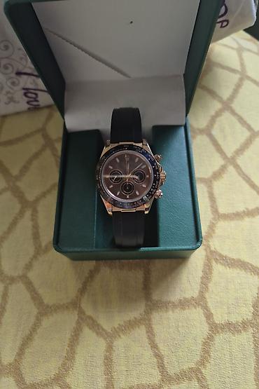 luc qızıl saat: Rolex stilində premium keyfiyyətli kvars mexanizmli xronoqraf qol — 2