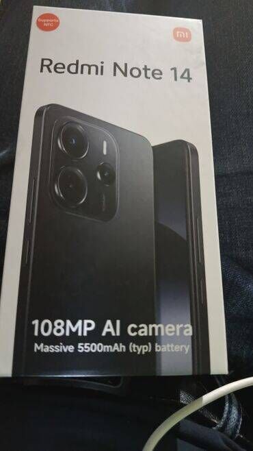redmi airdots 2 характеристики: Redmi 14C, 256 GB, rəng - Qara, Barmaq izi, İki sim kartlı, Sənədlərlə