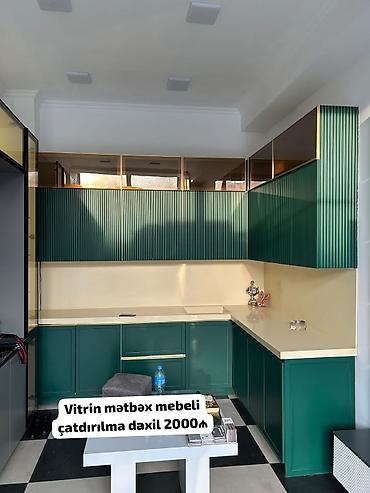 Vitrin mətbəx mebeli çatdırılma daxil 2000₼. Membran