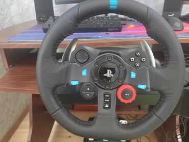 руль игровой: Logitech G29+Shifter Təzədən heç seçilmir.Çapılmış rullardan deyil!