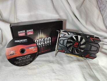qrafik dizayn: Videokart Radeon RX 560, 4 GB, Yeni