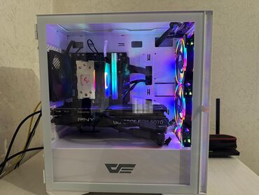 корпус компютер: Компьютер, ядер - 6, ОЗУ 32 ГБ, Игровой, Новый, Intel Core i5, NVIDIA GeForce RTX 5070, SSD