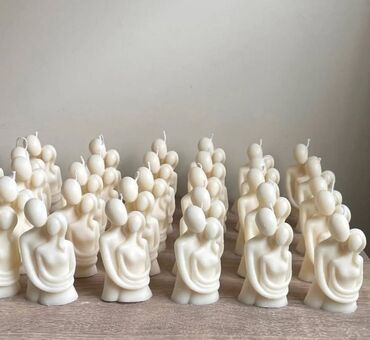 Fiqurlar: Fiqur, Gips, rəng - Ağ — 6